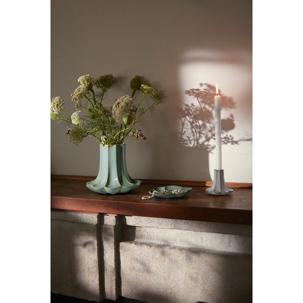 Svetlo zelena keramična vaza (višina 20,5 cm) Kantarel – Kähler Design-image-4