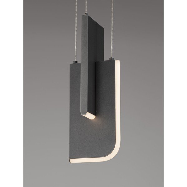 Svetlo siva kovinska LED zatemnitvena viseča svetilka Totem – Nova Luce-image-2