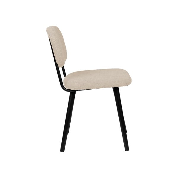 Kremno bel jedilni stol Jake – White Label-image-3