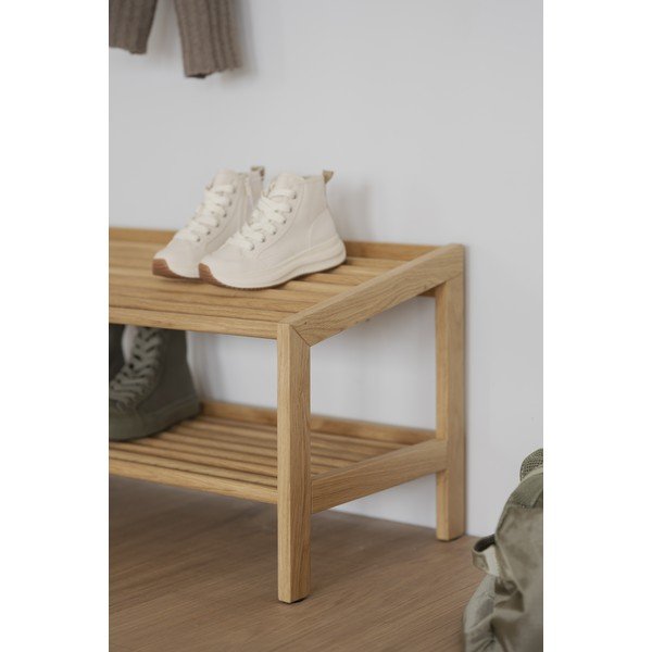 Omarica za čevlje iz masivnega hrasta v naravni barvi Hillmond – Rowico-image-4