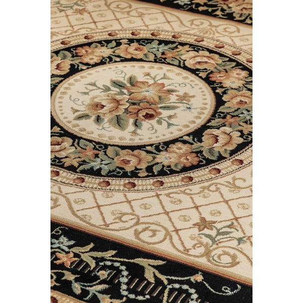Črna/bež preproga 120x170 cm Herat – Nouristan-image-2
