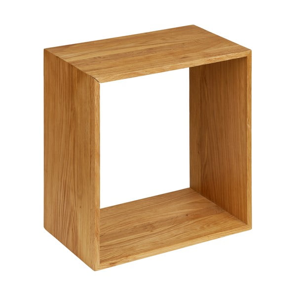 Večnivojska polica iz masivnega hrasta v naravni barvi 30 cm Lattoon – House Nordic-image-3