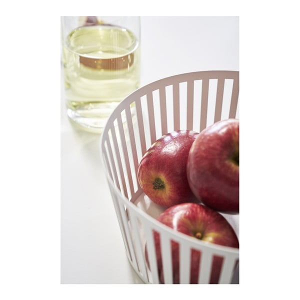 Bela skleda za sadje YAMAZAKI Tower, ⌀ 21,5 cm-image-2