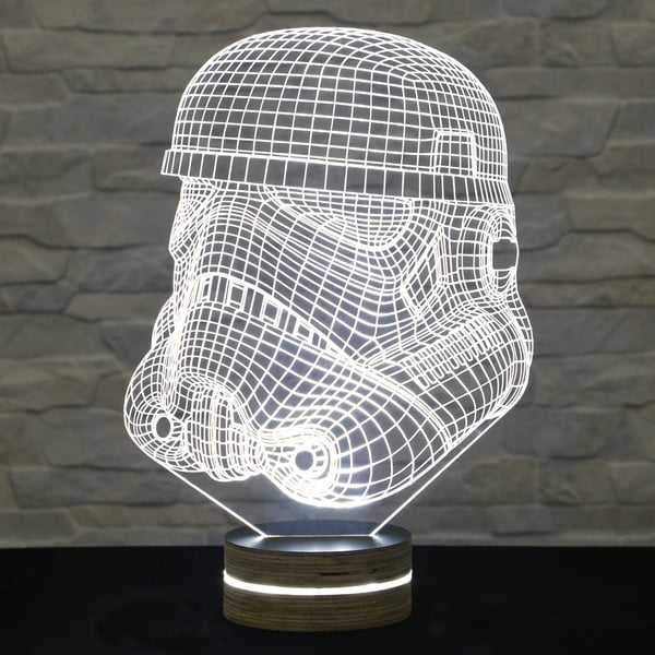 3D namizna svetilka maska