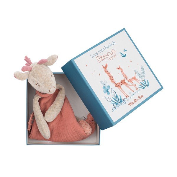 Rožnata igrača ninica Giraffe – Moulin Roty-image-4