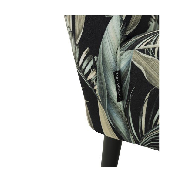 Črno-zelen fotelj Max Winzer Fiona Carribean-image-4