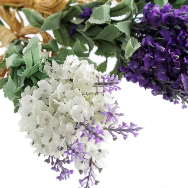 Umetne rastline v kompletu 3 ks (višina 32 cm) Lavender Bouquet – Casa Selección-image-1