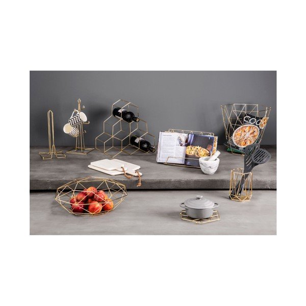 Kovinsko držalo za kuhinjske brisače v zlati barvi ø 15 cm Vertex – Premier Housewares-image-2