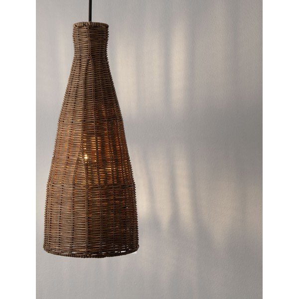Viseča svetilka iz ratana v naravni barvi ø 19,5 cm Rielo – Nova Luce-image-1