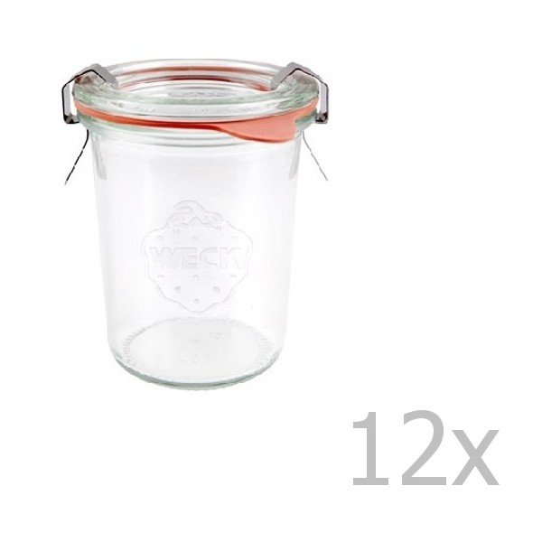 Komplet 12 kozarcev Weck Sturz, 160 ml