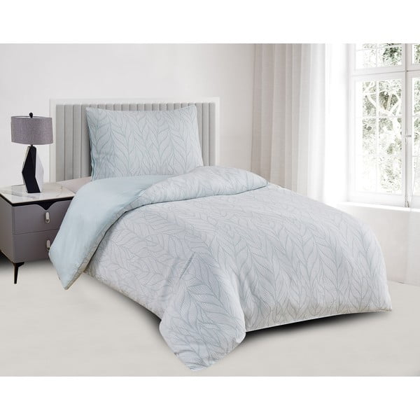 Zelena enojna posteljnina iz žakarja 140x200 cm Florida – My House-image-1