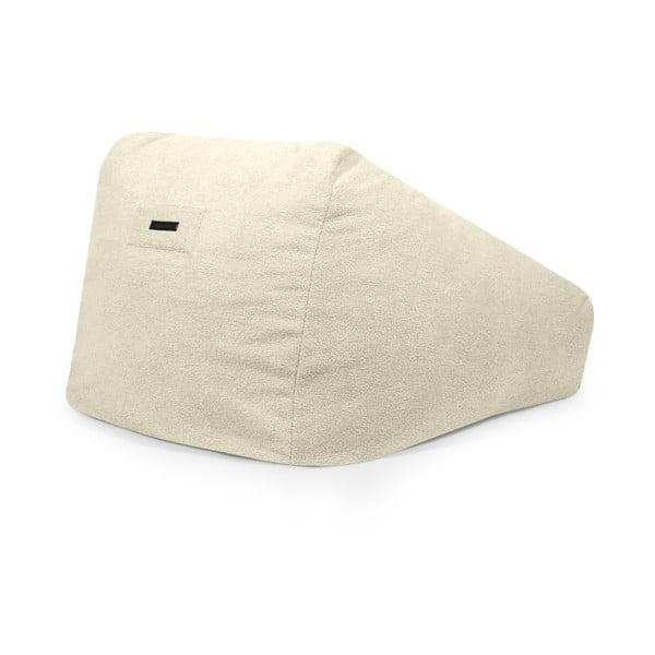 Kremno bela vreča za sedenje iz tkanine bouclé Sofa Snug – SLOWDOWN-image-3