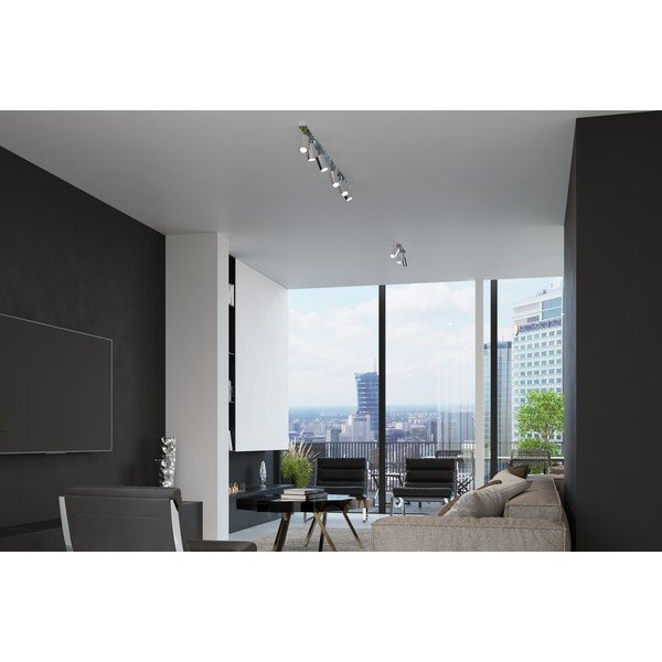 Kovinsko točkovno svetilo v srebrni barvi 6x30 cm Etna – Sollux-image-3