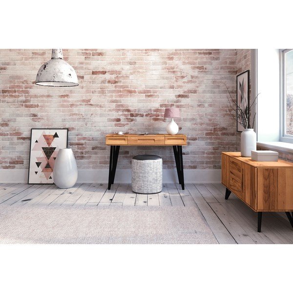 Toaletna mizica iz bukovega lesa 120x53 cm Golo - The Beds-image-1