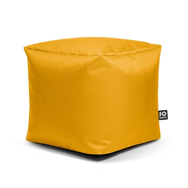 Rumena otroška vreča za sedenje Cube M – So Soft?