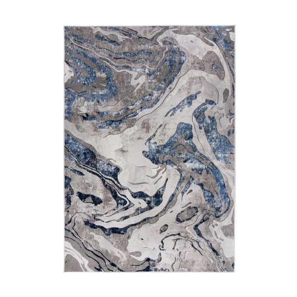 Modro-siva preproga Flair Rugs Marbled, 120 x 170 cm