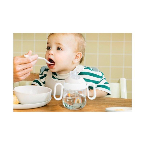 Svetlo rožnata plastična otroška skodelica 200 ml Fairy Garden – Mepal-image-1