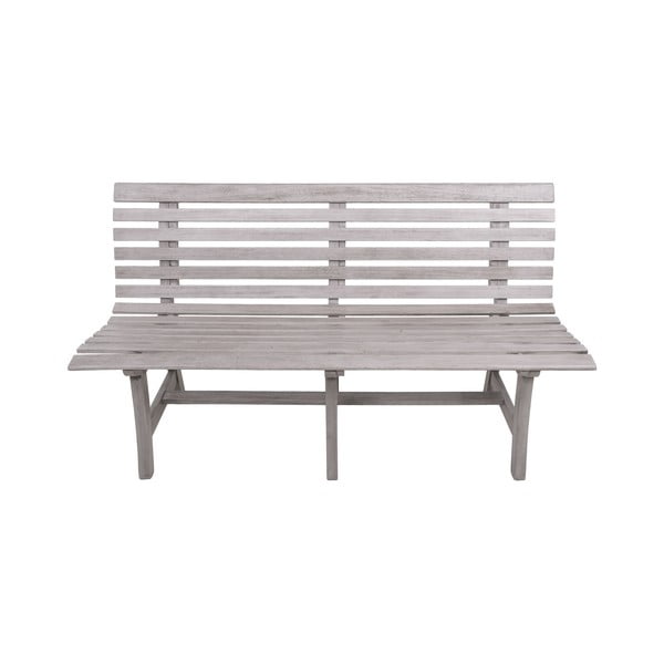 Siva vrtna klop iz masivnega lesa Mandalay – Garden Pleasure-image-2