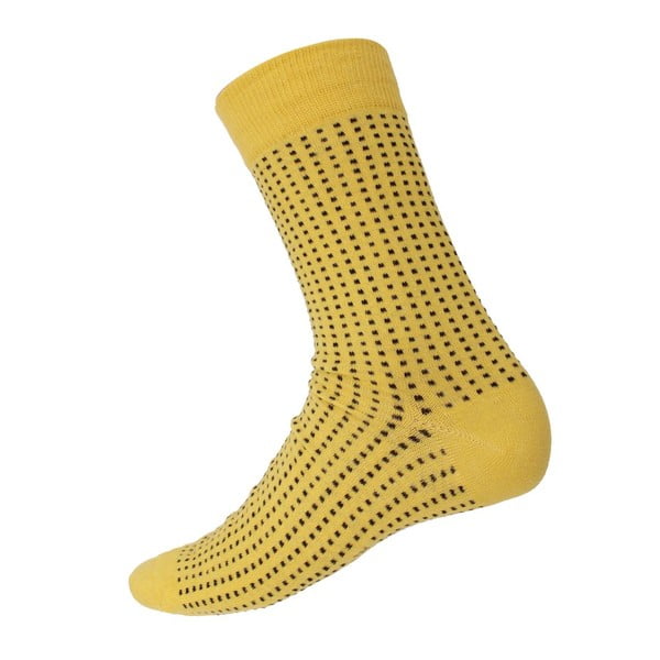 Nogavice Mini Dots Yellow, velikost 40-44
