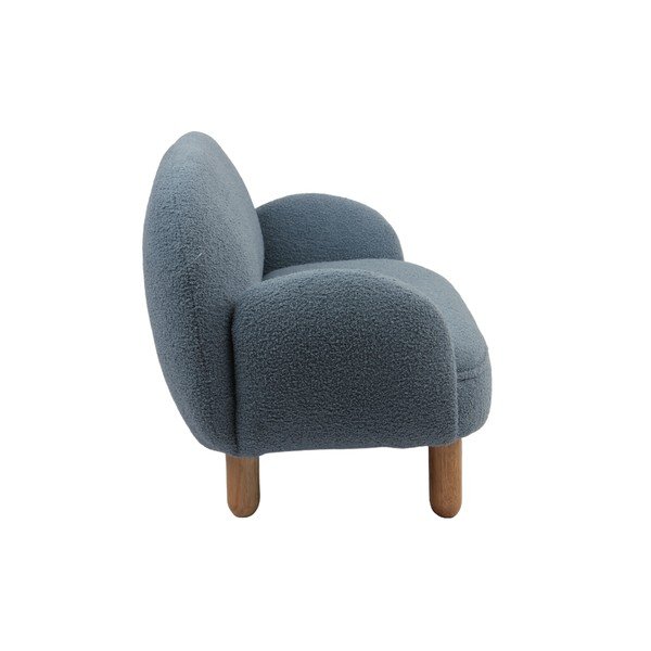 Moder otroški fotelj iz tkanine bouclé Rocky – Vipack-image-4