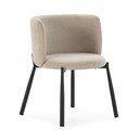 Bež oblazinjeni jedilni stoli v kompletu 2 ks Ginny – MOME