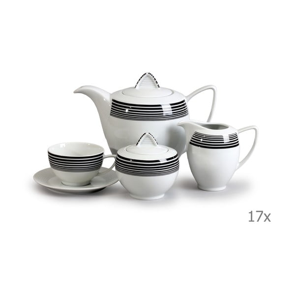 Porcelanast čajni set Thun Lea