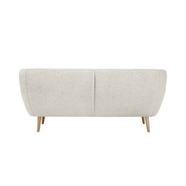 Kremni trisedežni kavč s svetlimi nogami Mazzini Sofas Sicile-image-4