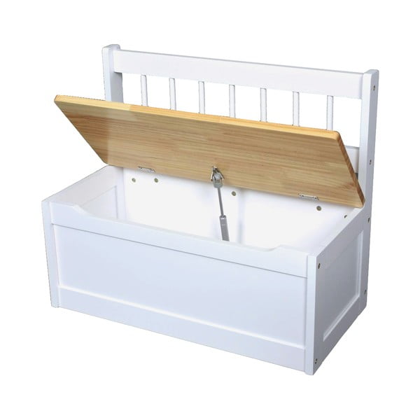 Bela otroška klop – Deco Pleasure-image-1