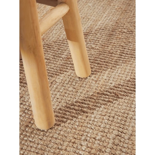 Okrogla preproga iz jute v naravni barvi ø 200 cm Bouclé Jaipur – Hanse Home-image-4