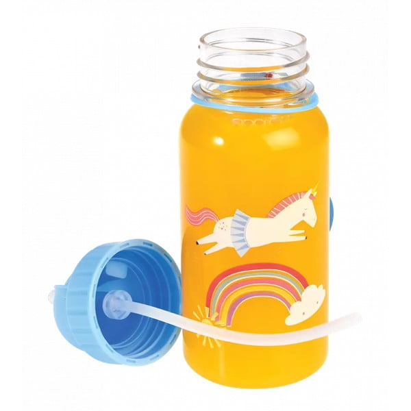 Modra otroška steklenička za vodo iz tritana 500 ml Magical Unicorn – Rex London-image-3