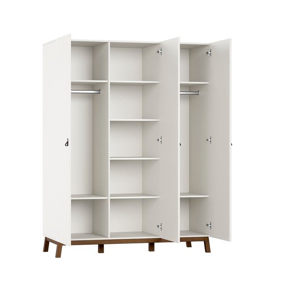 Bež otroška garderobna omara 149x196x58 cm Sezane – Vipack-image-2