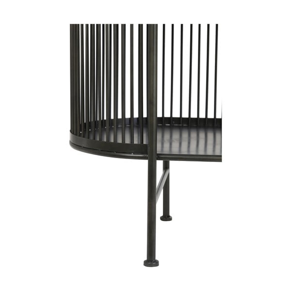 Črna kovinska visoka komoda 119x161 cm Yinthe - Light & Living-image-4