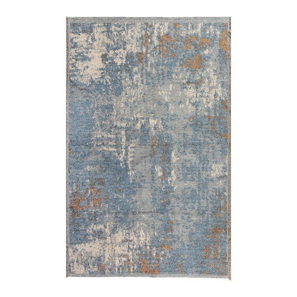 Reverzibilna modro-rjava preproga Vitaus Dinah, 77 x 200 cm