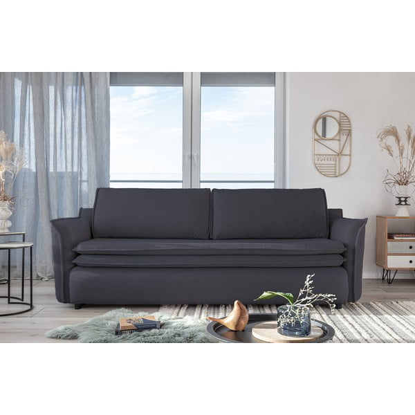 Antracitno siv raztegljiv kavč Miuform Charming Charlie-image-1