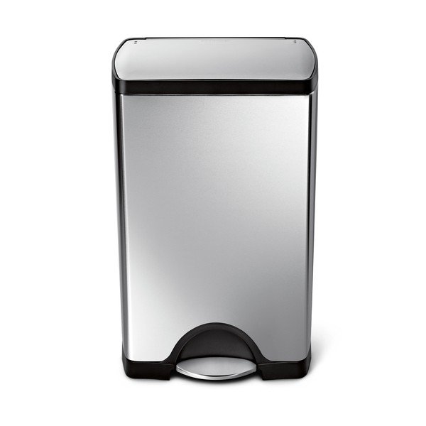 Koš iz nerjavečega jekla s pedalom 38 l - simplehuman