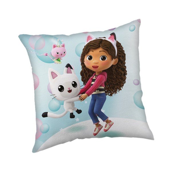 Otroška blazina iz mikropliša 40x40 cm Gabby´s Dollhouse Bubbles – Jerry Fabrics