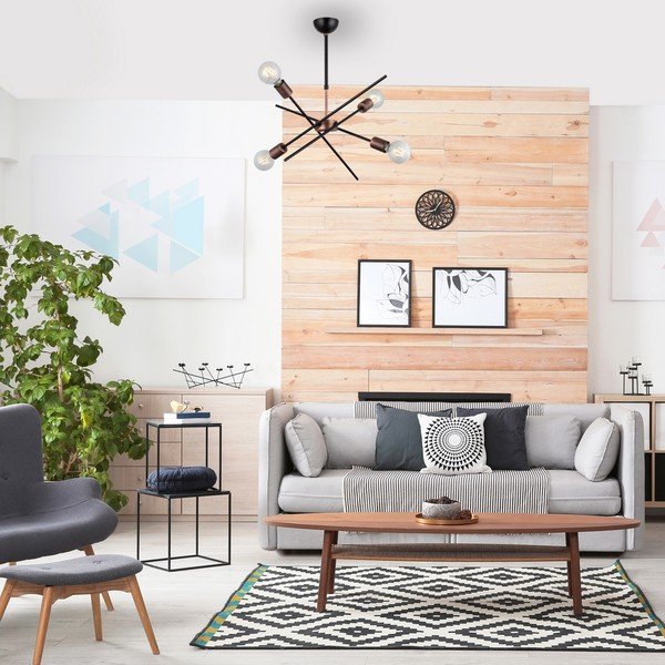 Viseča stropna svetilka s 4 žarnicami Homemania Decor Gera-image-1
