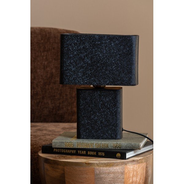 Črna kovinska namizna svetilka (višina 33 cm) Boaz Recto – Leitmotiv-image-1