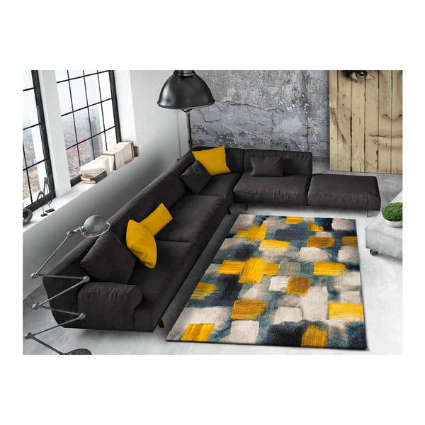 Modro-rumena preproga Universal Lienzo, 120 x 170 cm-image-1