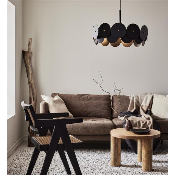 Črna viseča stropna svetilka Markslöjd Vegas, ø 53 cm-image-2