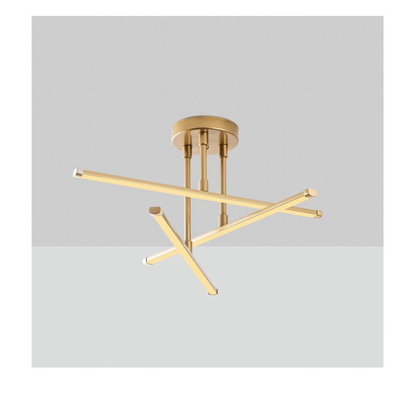 LED stropna svetilka v zlati barvi 26x51 cm Umut – Opviq lights-image-2