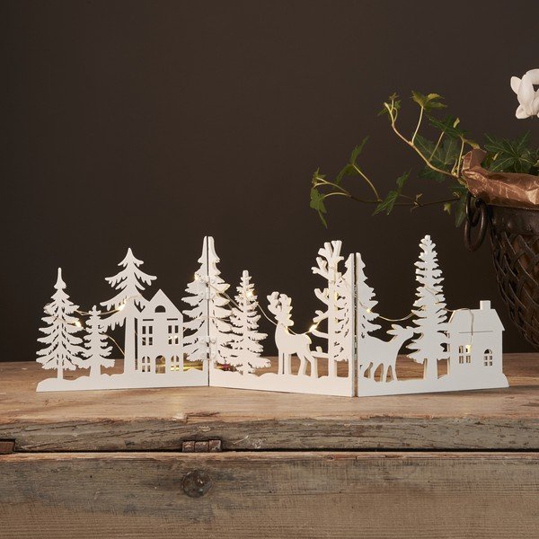 Bela božična svetlobna dekoracija Fauna – Star Trading-image-1