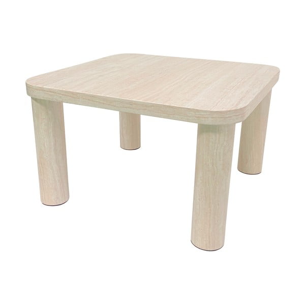 Bež mizica v marmornem dekorju 60x60 cm Solano – Actona-image-4