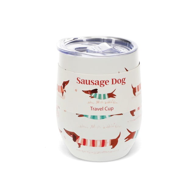 Potovalni lonček 350 ml Sausage Dog – Rex London-image-2