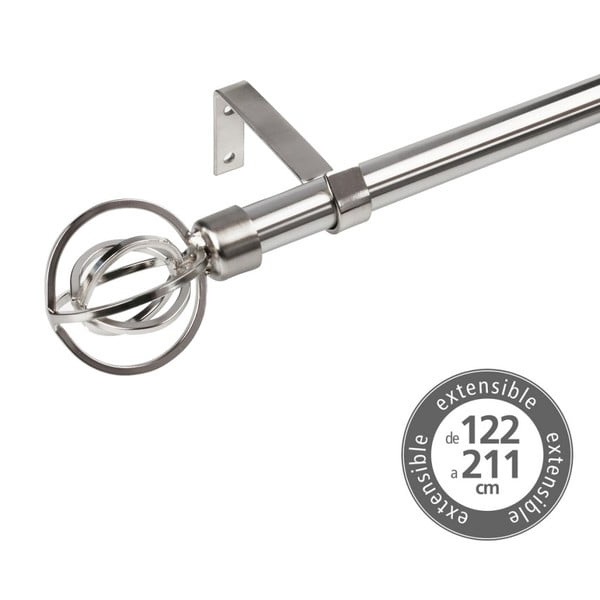 Kovinska karnisa z nastavljivo dolžino 122 - 211 cm – Casa Selección-image-1