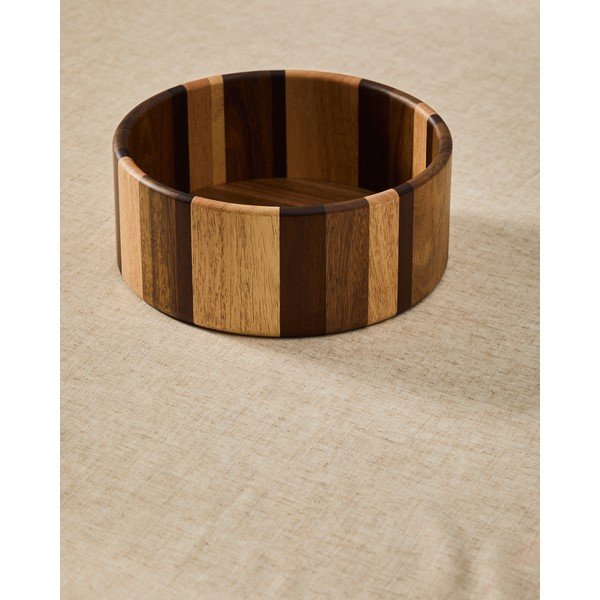 Lesena skledica za serviranje v naravni barvi Nover – Kave Home-image-1