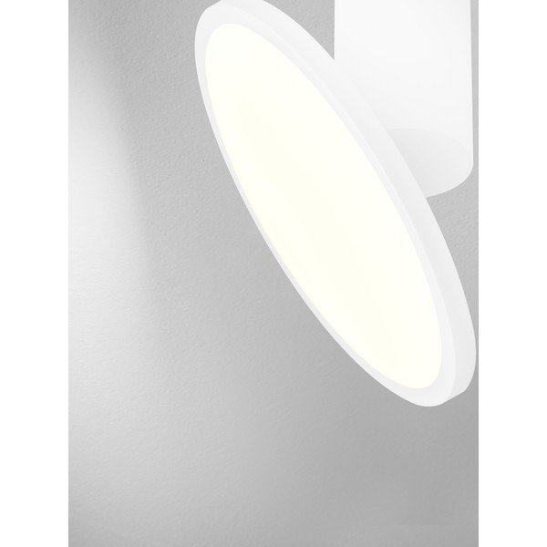 Mat bela aluminijasta LED stropna svetilka z upogljivo konstrukcijo Ekei – Nova Luce-image-4