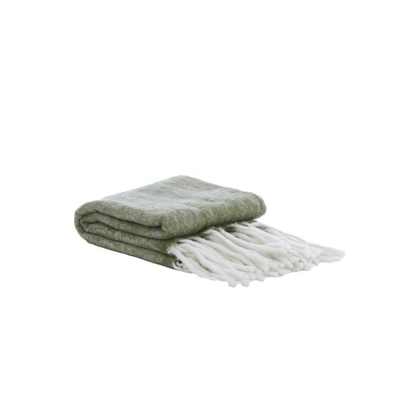 Zelena odeja 130x170 cm Guada – Light & Living