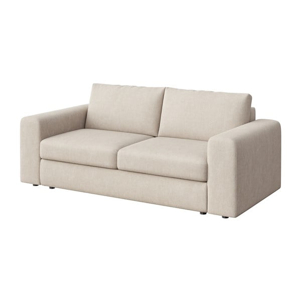 Bež žametna sedežna garnitura 218 cm Baga – Rodier-image-2
