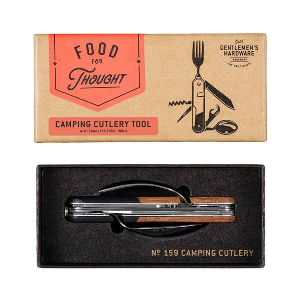 Žepni večnamenski jedilni pribor Camping - Gentlemen's Hardware-image-1